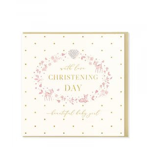 Christening Day Beautiful Baby Girl