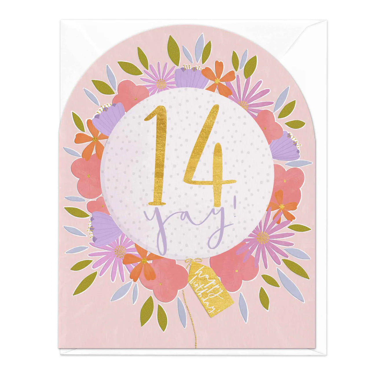 Age 14 Happy BIrthday Arch