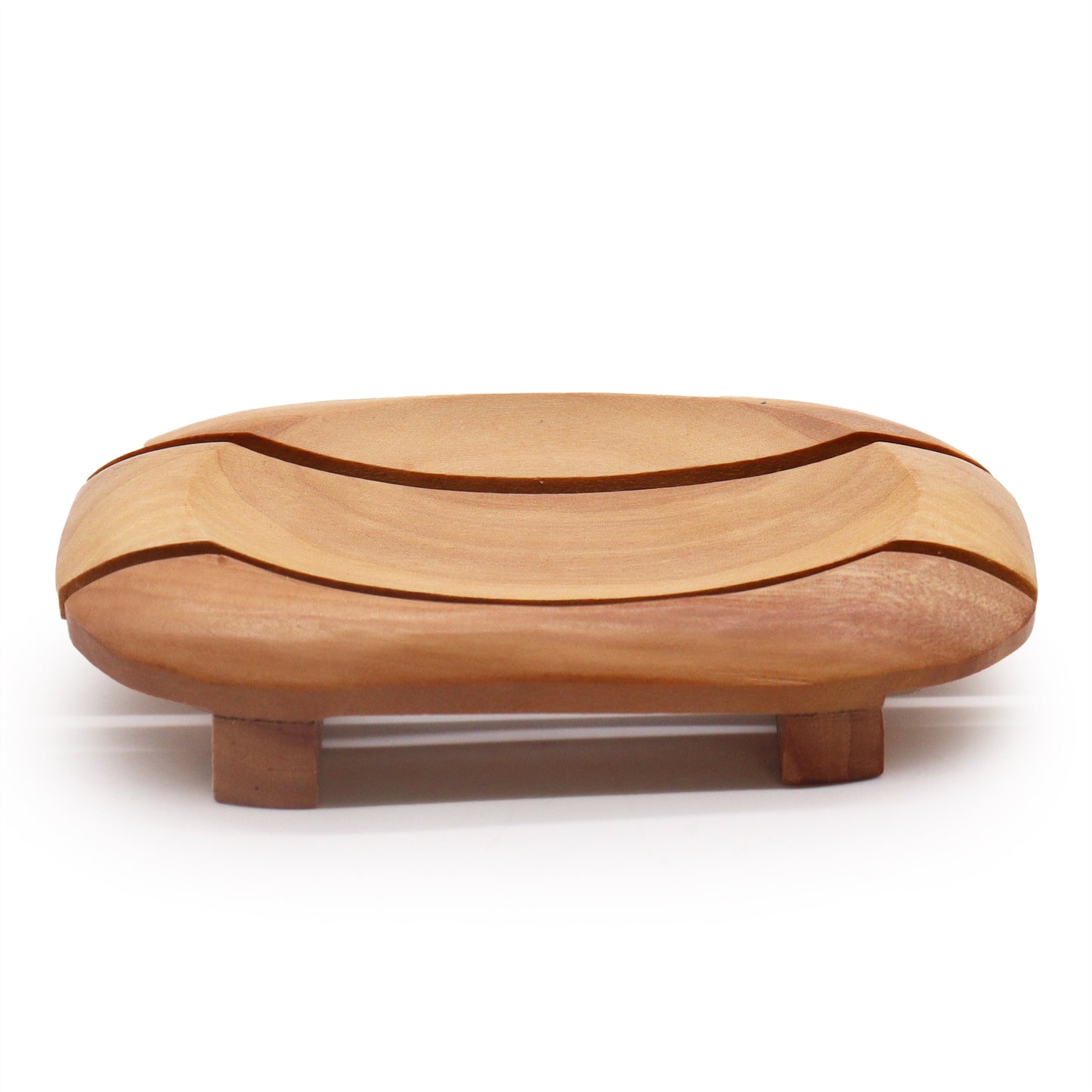 Classic Naseberry Soap Dish - Oval in Rectangle