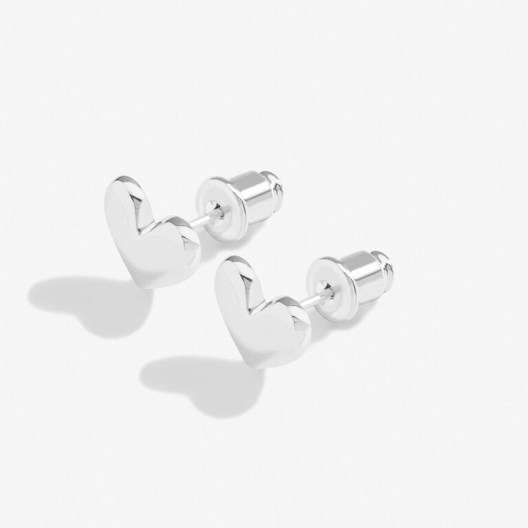 Mother's Day From The Heart Gift Box 'Love You Mummy' Earrings in Silver Plating