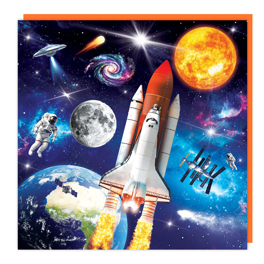 In Space 3D Birthday