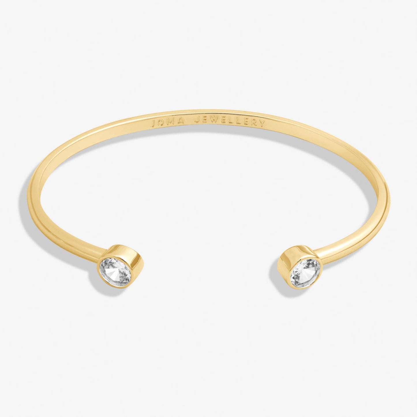 HALO PEARL | CZ | Gold Plated | Bangle | 6cm inside diameter
