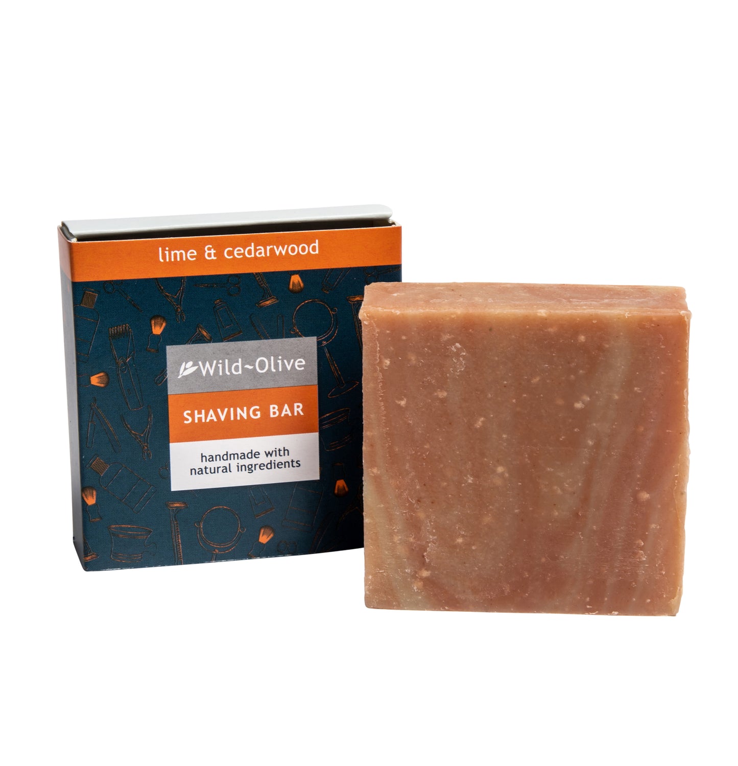 Shaving Bar Lime & Cedarwood Soap 100g