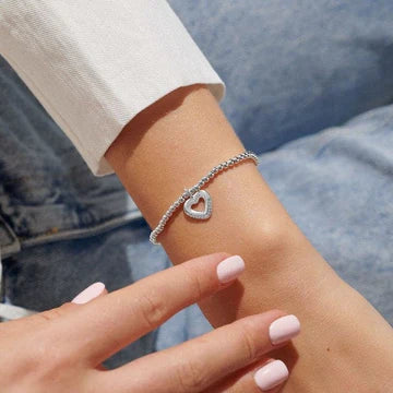 Mother's Day A Little 'Happy First Mother's Day' Bracelet In Silver Plating