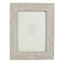 Silver Beaded Resin Picture Frame, 5x7