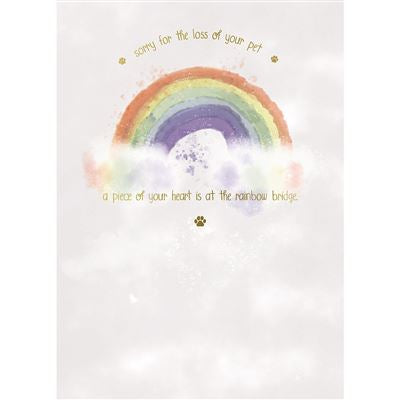 Sympathy Loss Of Pet Rainbow
