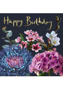 Winter Florals Happy Birthday