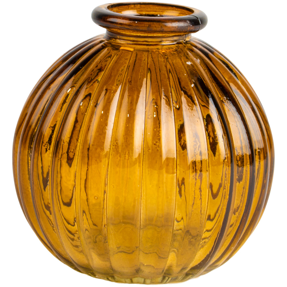 Glass Pumpkin Vase