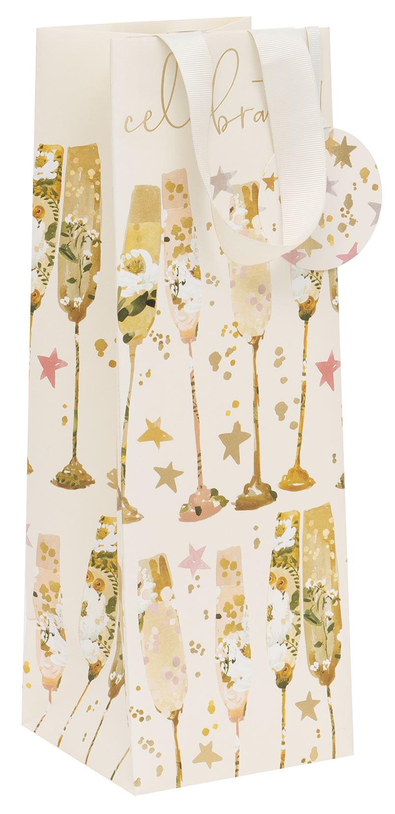 GIFT BAG BOTTLE FLUTES