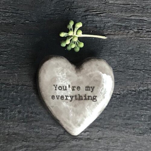 Rustic heart token - You’re My Everything