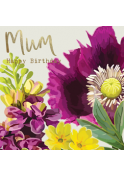 MUM HAPPY BIRTHDAY SUMMER FLORAL