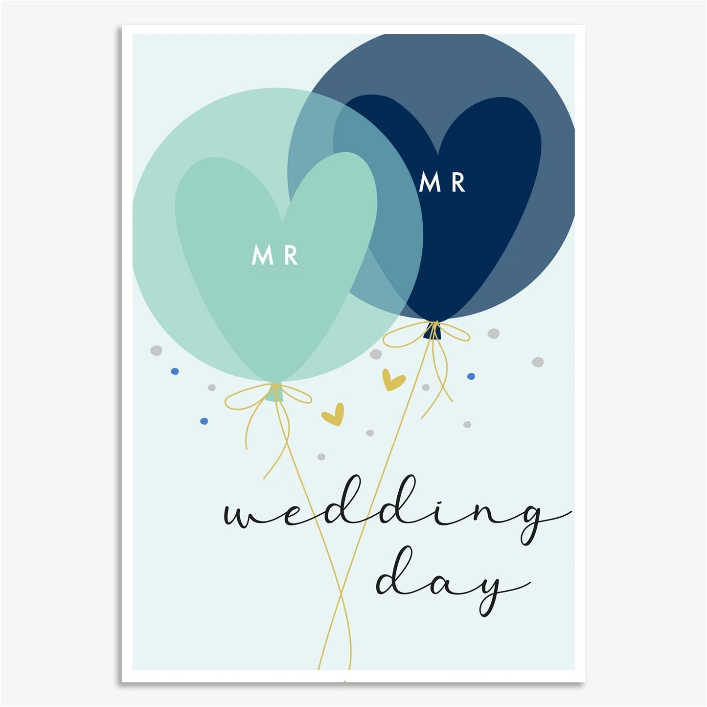 MR AND MR WEDDING DAY