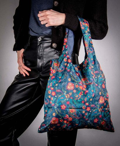 Floral Fold Up Shopping Bag