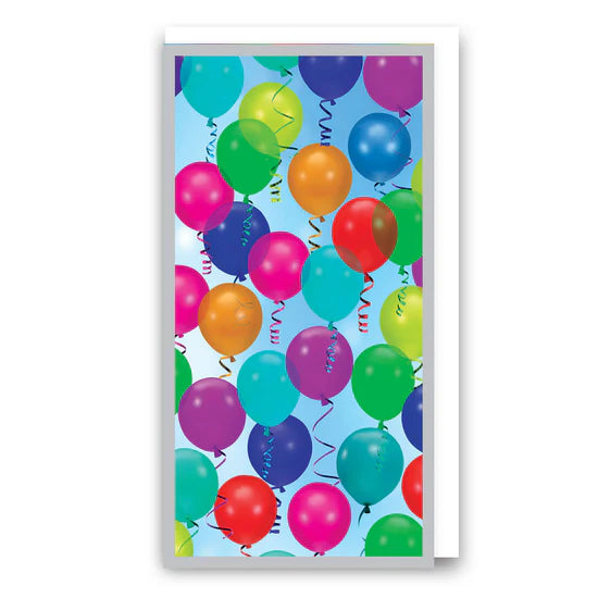 Happy Birthday Balloons - Foil Money Wallet