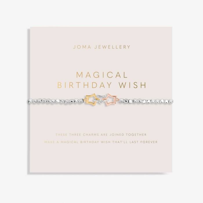 A LITTLE MAGICAL BIRTHDAY WISH silver Bracelet