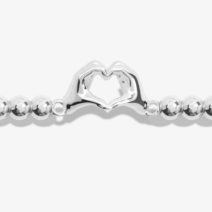 A LITTLE FRIENDSHIP LAUGHTER HAPPINESS silver Bracelet