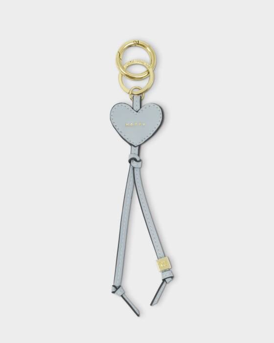 BAG CHARM HAPPY GREY