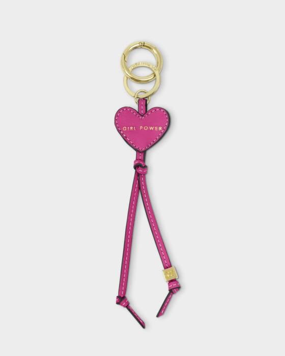 BAG CHARM GIRL POWER MAGENTA