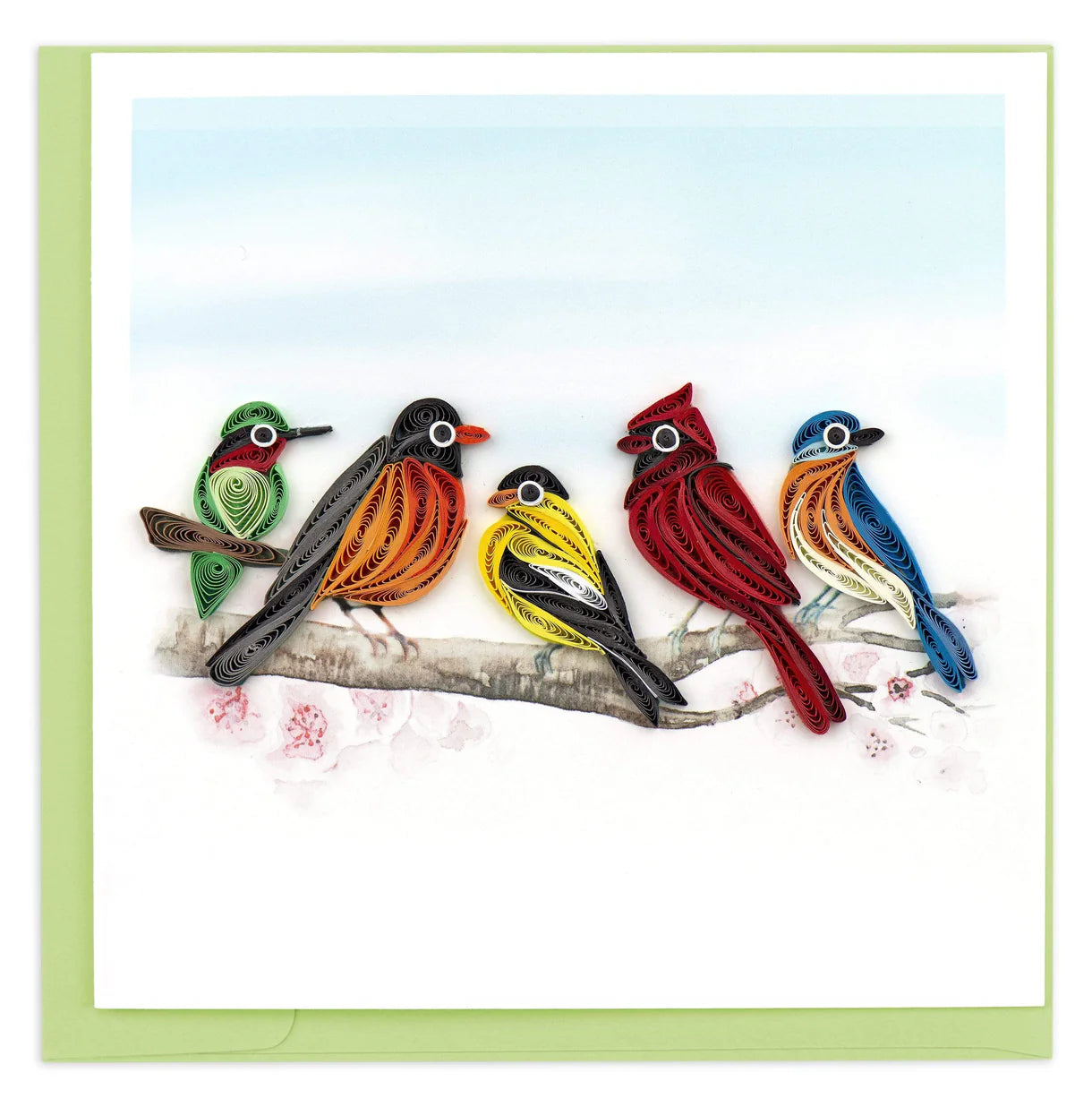 Quilling Cards Songbirds