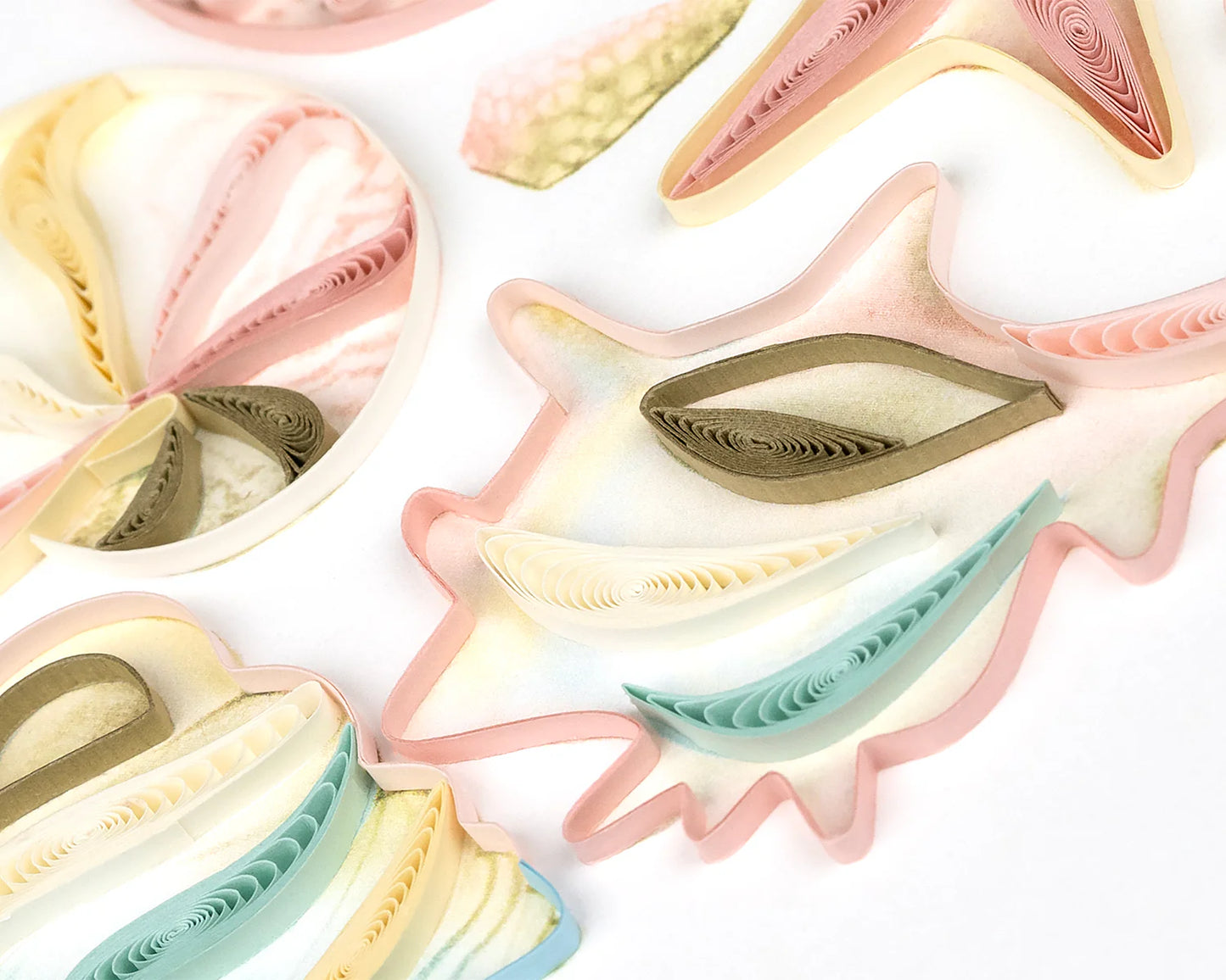 Quilling Cards Sea Shell Heart