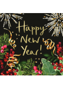 Christmas Foiled Happy New Year