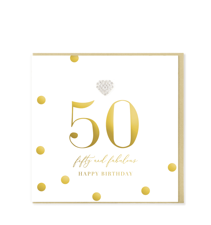 Age 50 Fifty Happy Birthday