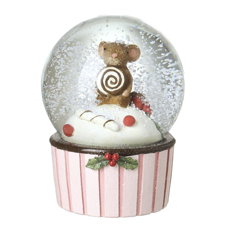 MOUSE CUP CAKE SNOWGLOBE