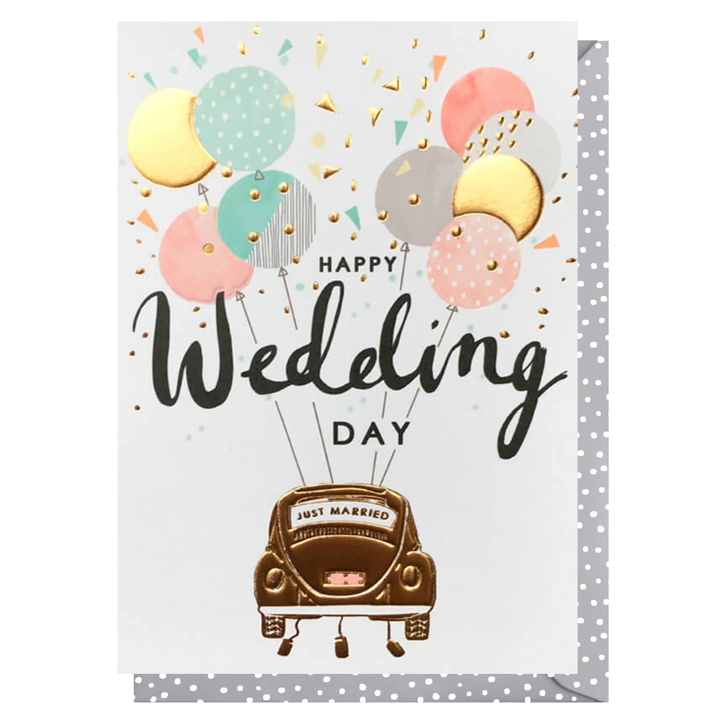 Happy wedding Day VW car