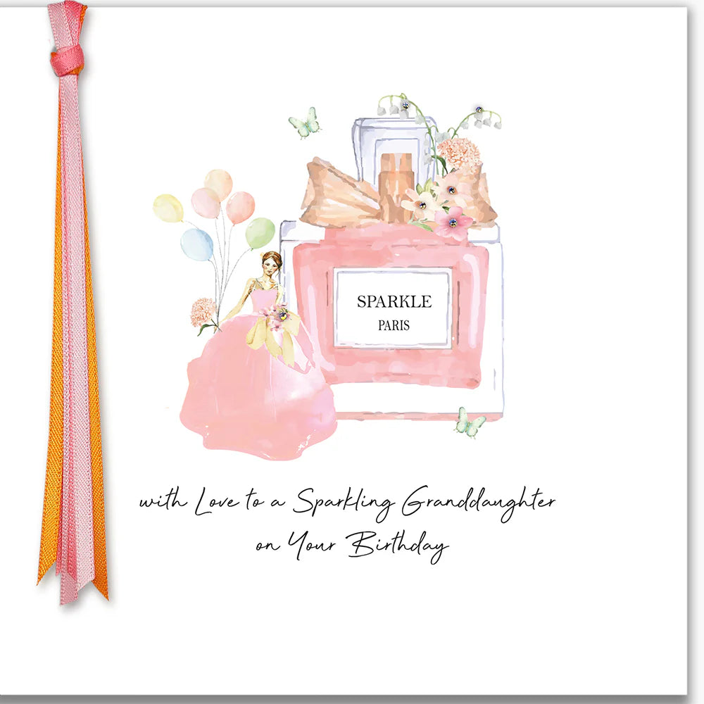 RIBBONS AND ROSES - To A Sparkling Granddaughter