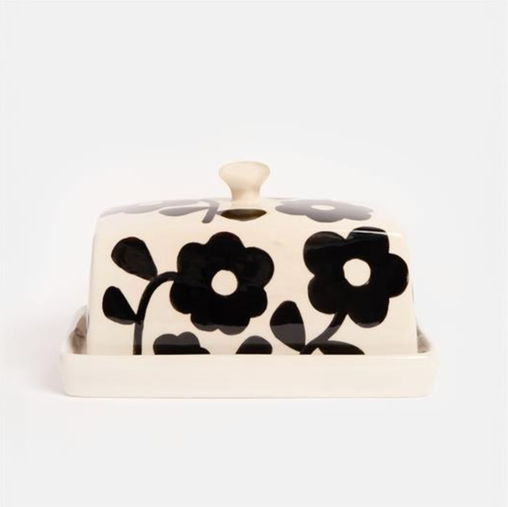 Mono Flower Butter Dish