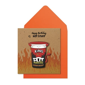 Hot Stuff Pot Noodle Card