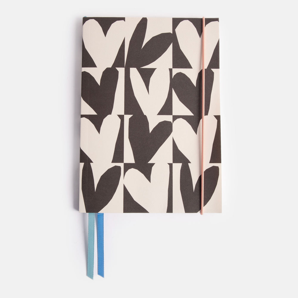 Checkmate Hearts A5 Notebook
