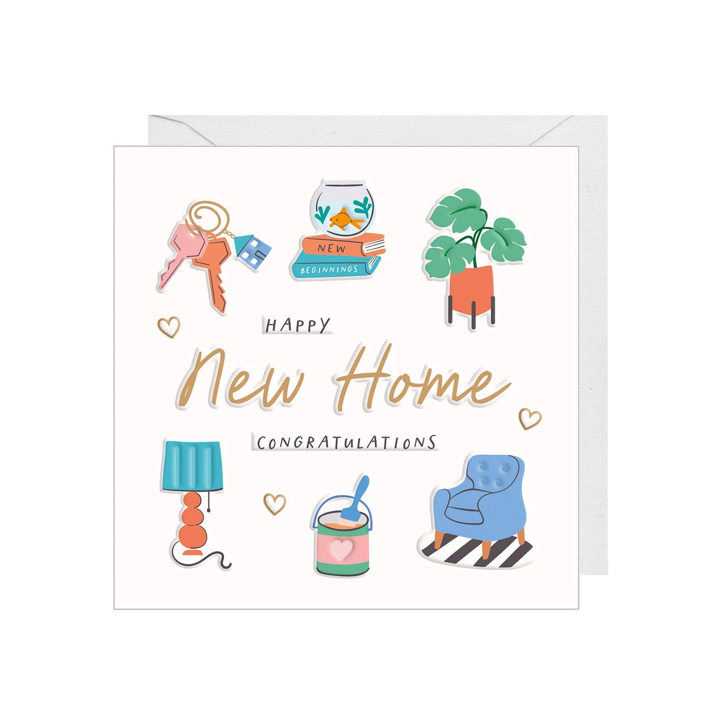Happy New Home - Plant keys house