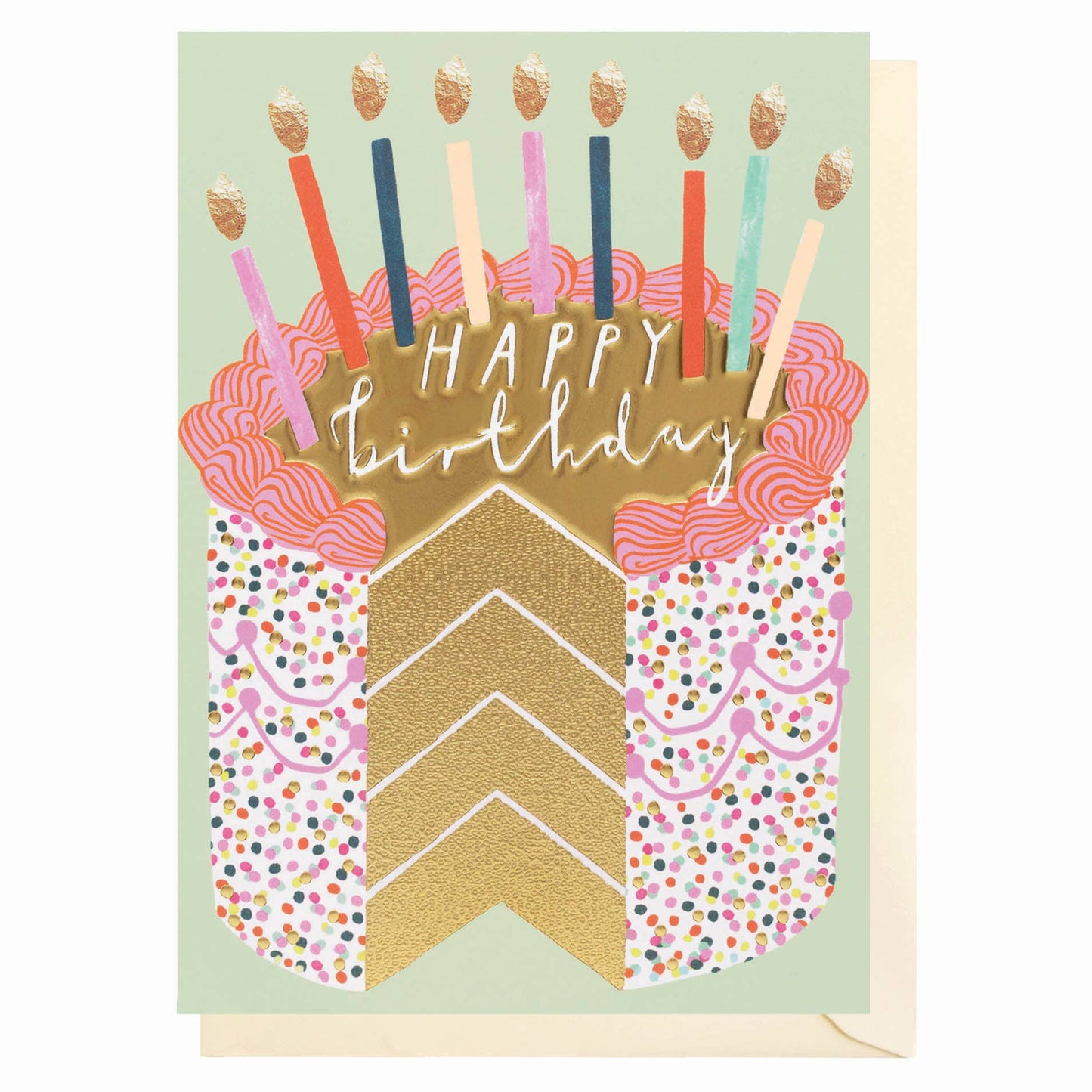 Happy Birthday Cake Slice