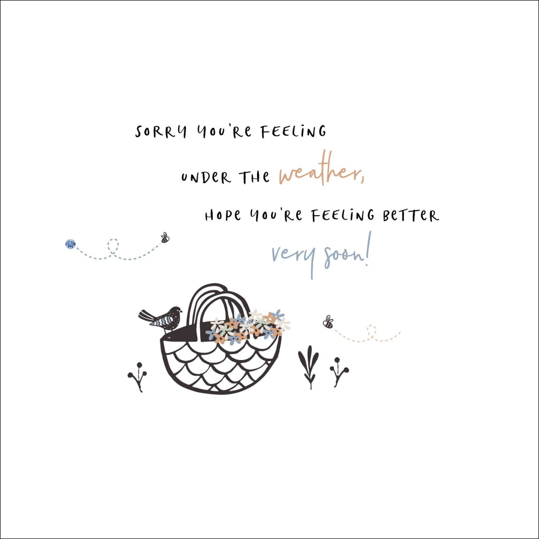 Sorry you're feeling under the weather, hope you're feeling better very soon!