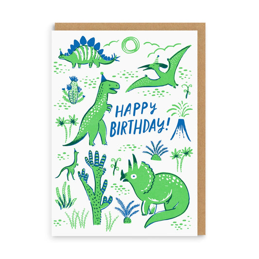 Happy Birthday - Dinosaurs