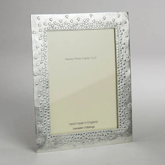Pewter Floating Hearts Photo Frame 5 x 7