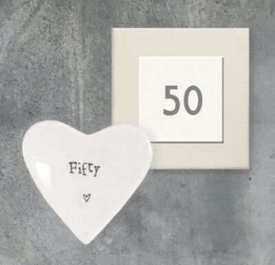 Age 50 - Heart dish-Fifty 50