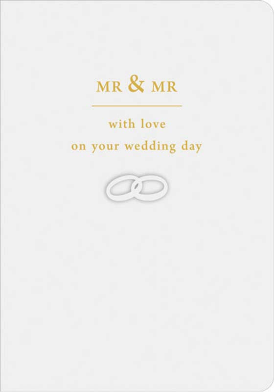 Mr & Mr On You Wedding