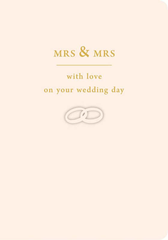 Mrs & Mrs With Love