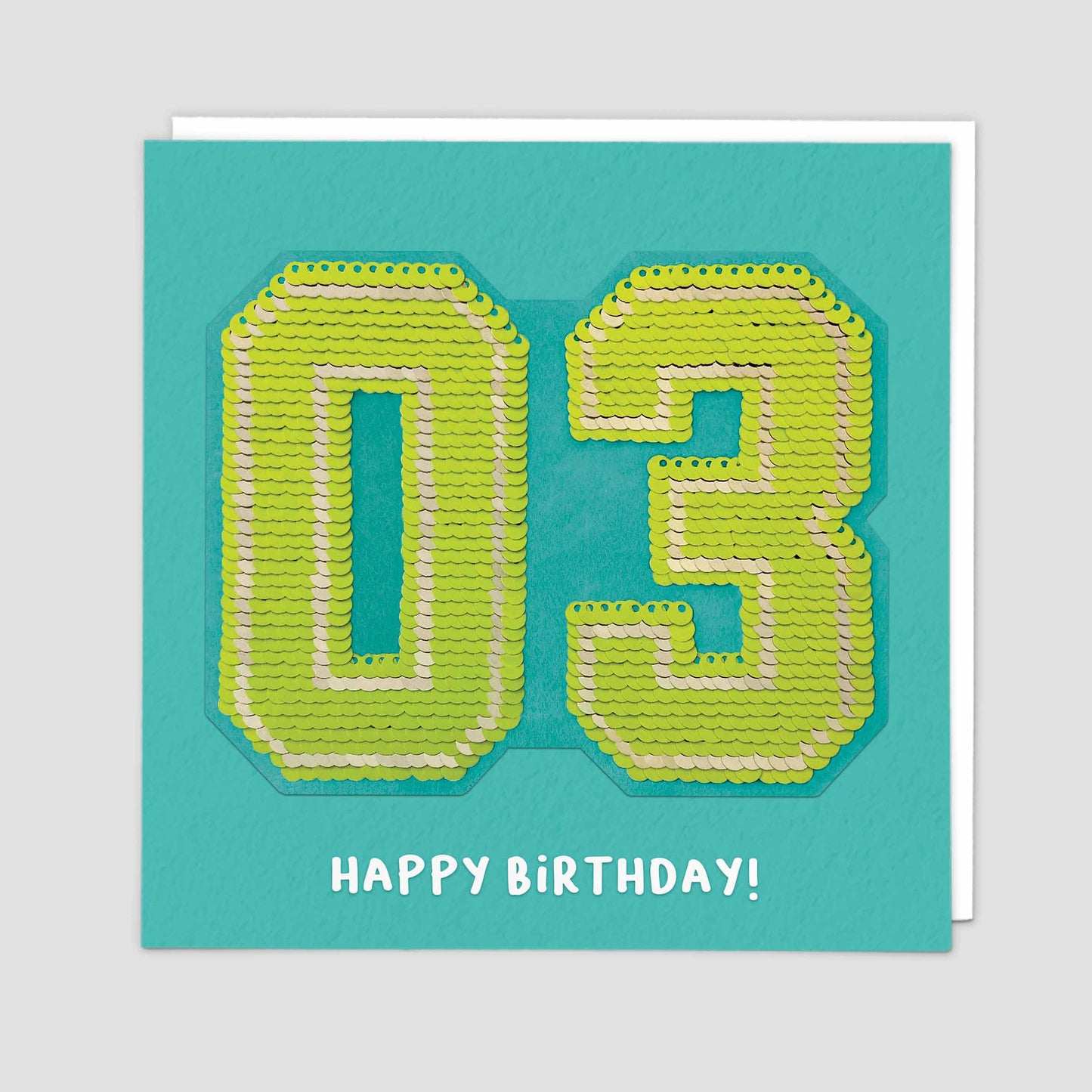 Age 3 Sequin Age 3 Three