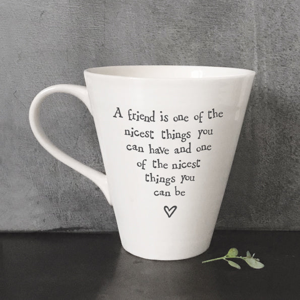 Porcelain mug - Friend is the nicest