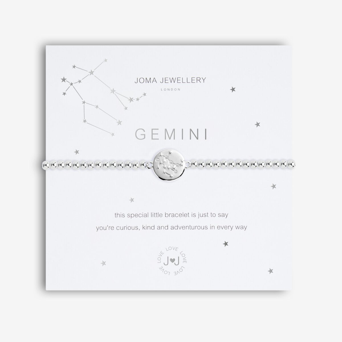 A LITTLE GEMINI BRACELET SILVER