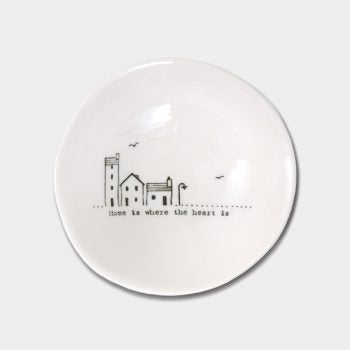 Medium Wobbly bowl - Home is Where heart is