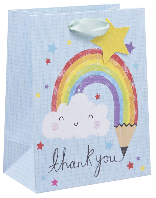 Gift Bag Medium Thank You Rainbow
