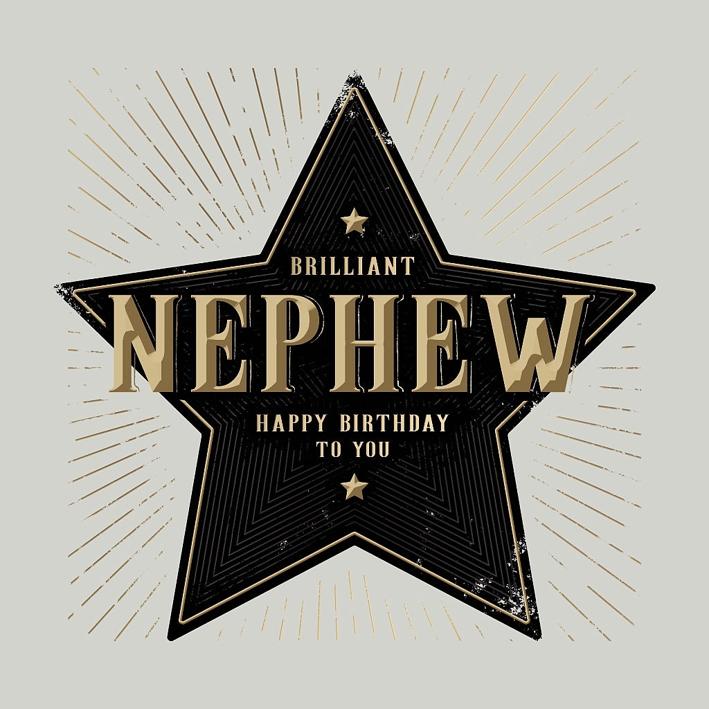 Nephew Birthday Star