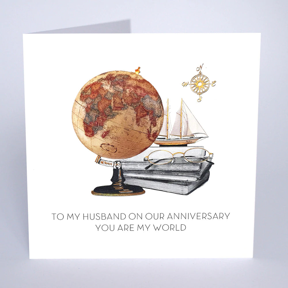 To My Husband on Our Anniversary (Globe)