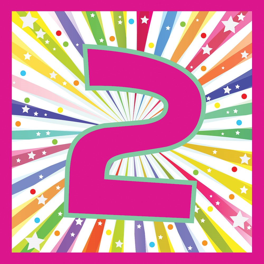 Age 2 Happy Birthday