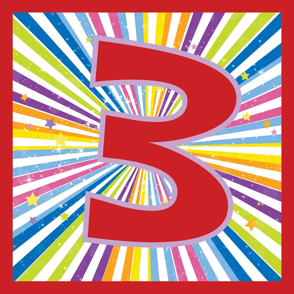 Age 3 Happy Birthday