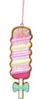 Pastel Gingerbread Lolly Decoration